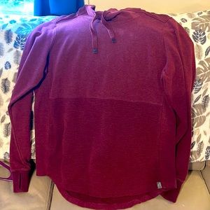 L.L. Bean large burgundy turtleneck.